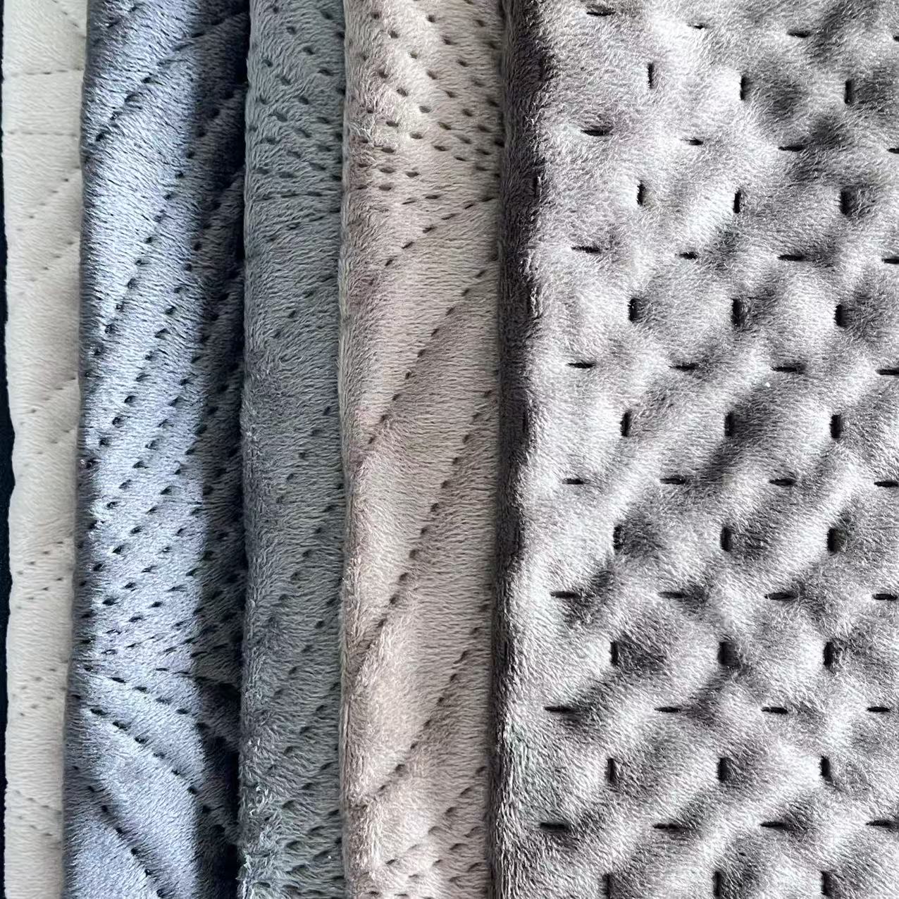 Tissu en microfibre à ultrasons Crystal (super doux)